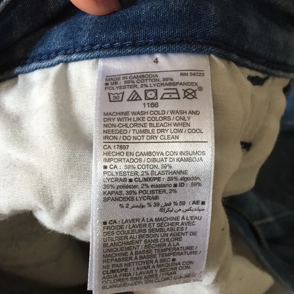 Old Navy Rockstar style skinny jeans (medium blue) - Picture 3 of 3